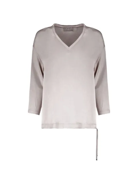 Herno drawstring V-neck blouse