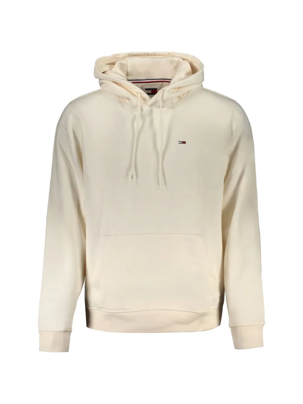 Tommy Hilfiger logo-embroidered cotton hoodie - Toni neutri