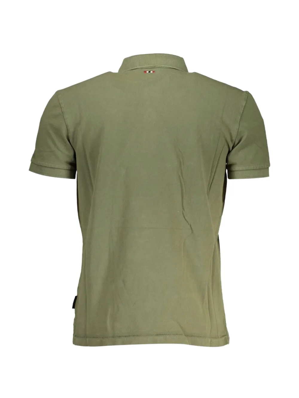 Napapijri Poloshirt met logoprint Groen
