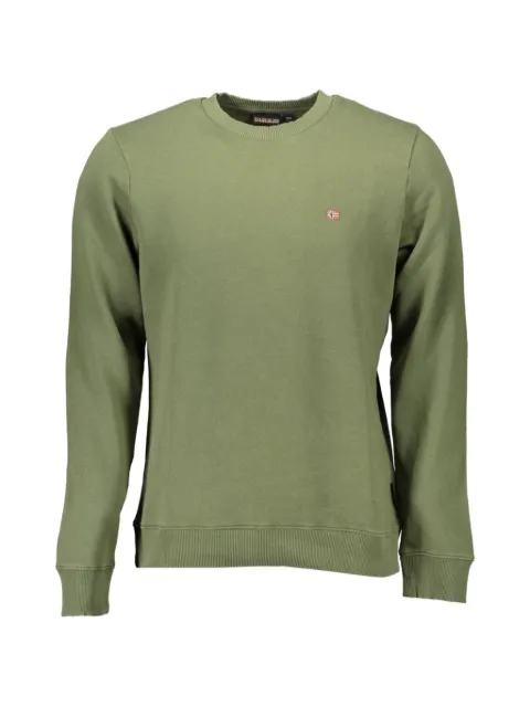 Napapijri logo-patch cotton sweatshirt