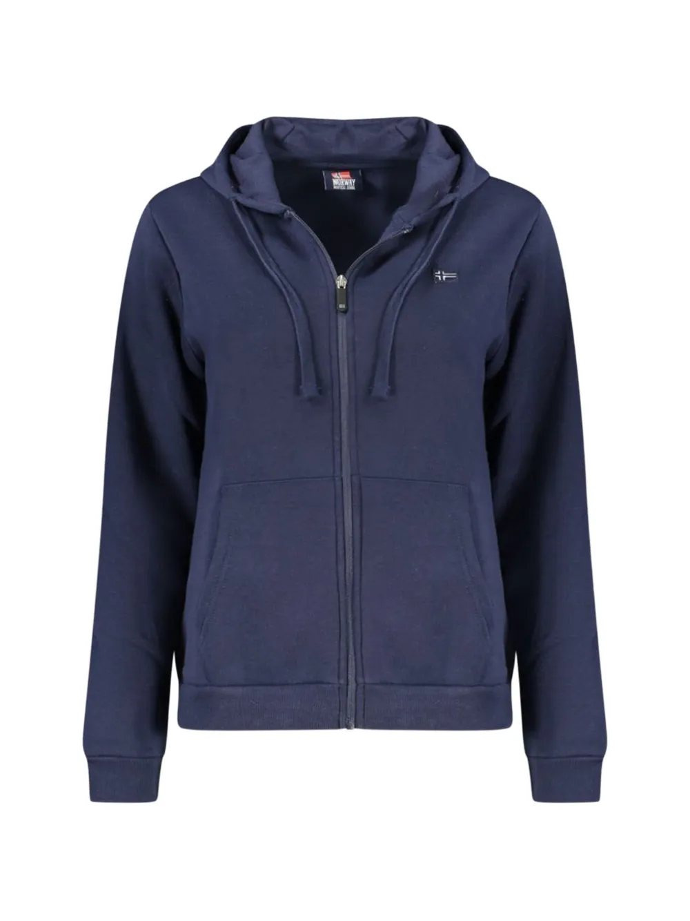NORWAY 1963 logo-patch zip-up hoodie