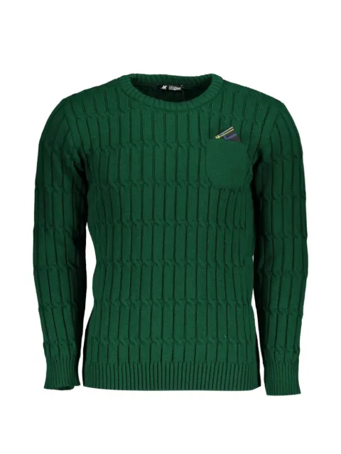 U.S. Grand pull en maille torsadée à détail de poche