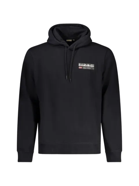 Napapijri logo-print cotton hoodie