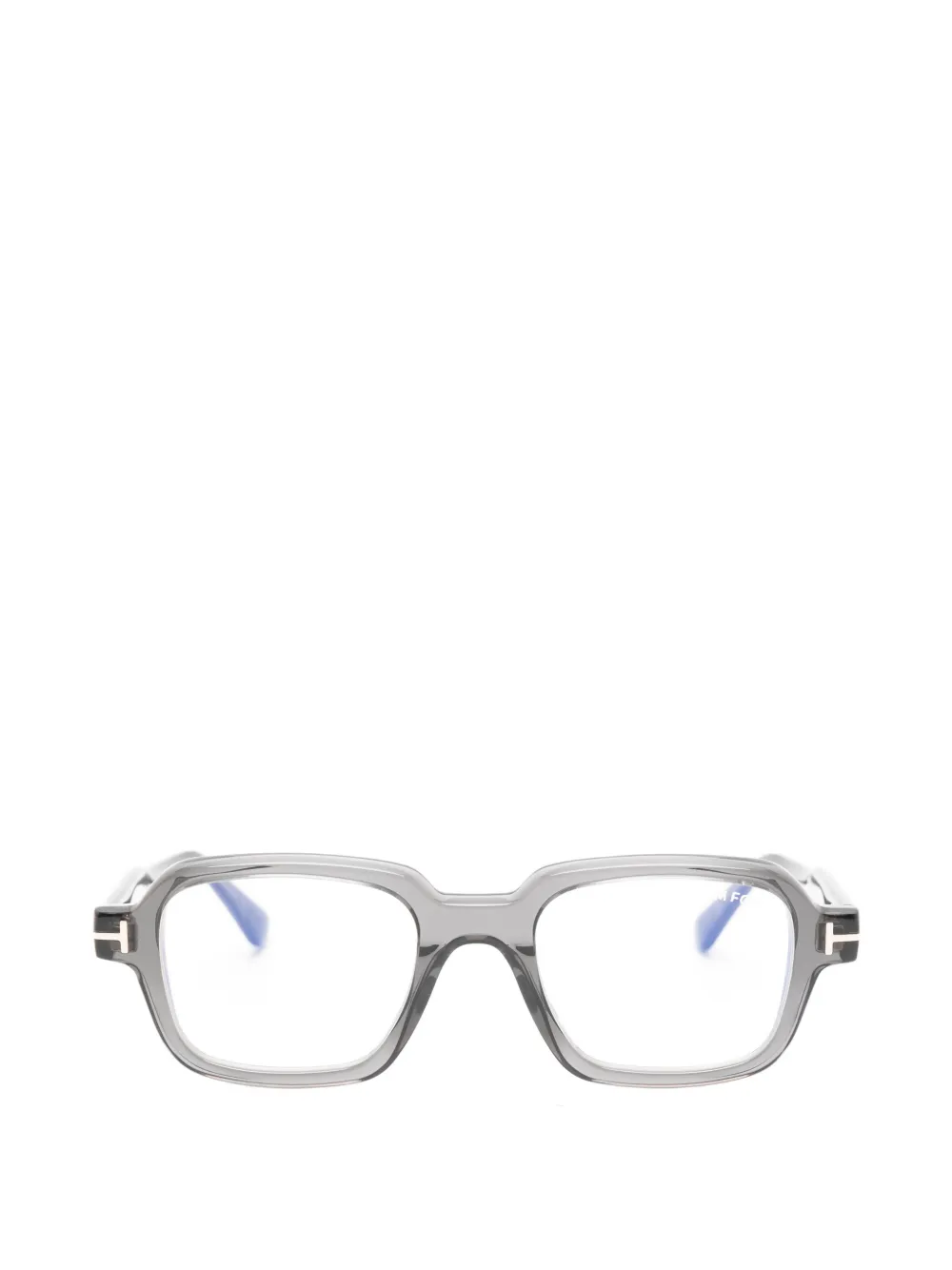 TOM FORD Eyewear T-motif square-frame glasses - Grigio