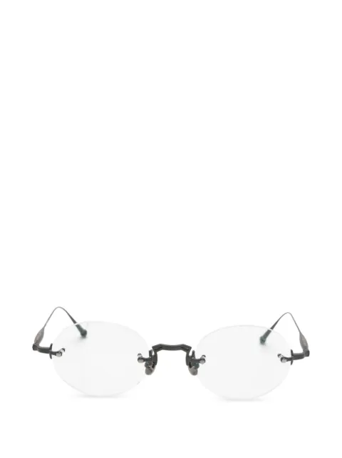 Matsuda rimless round-frame glasses