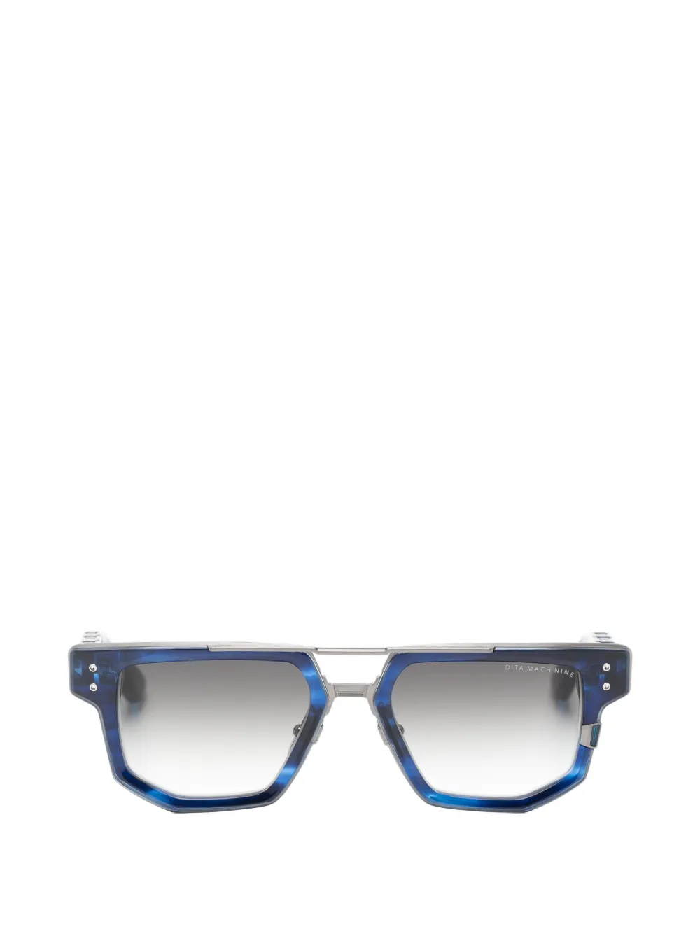 Dita Eyewear Mach Nine geometric-frame sunglasses - Blu
