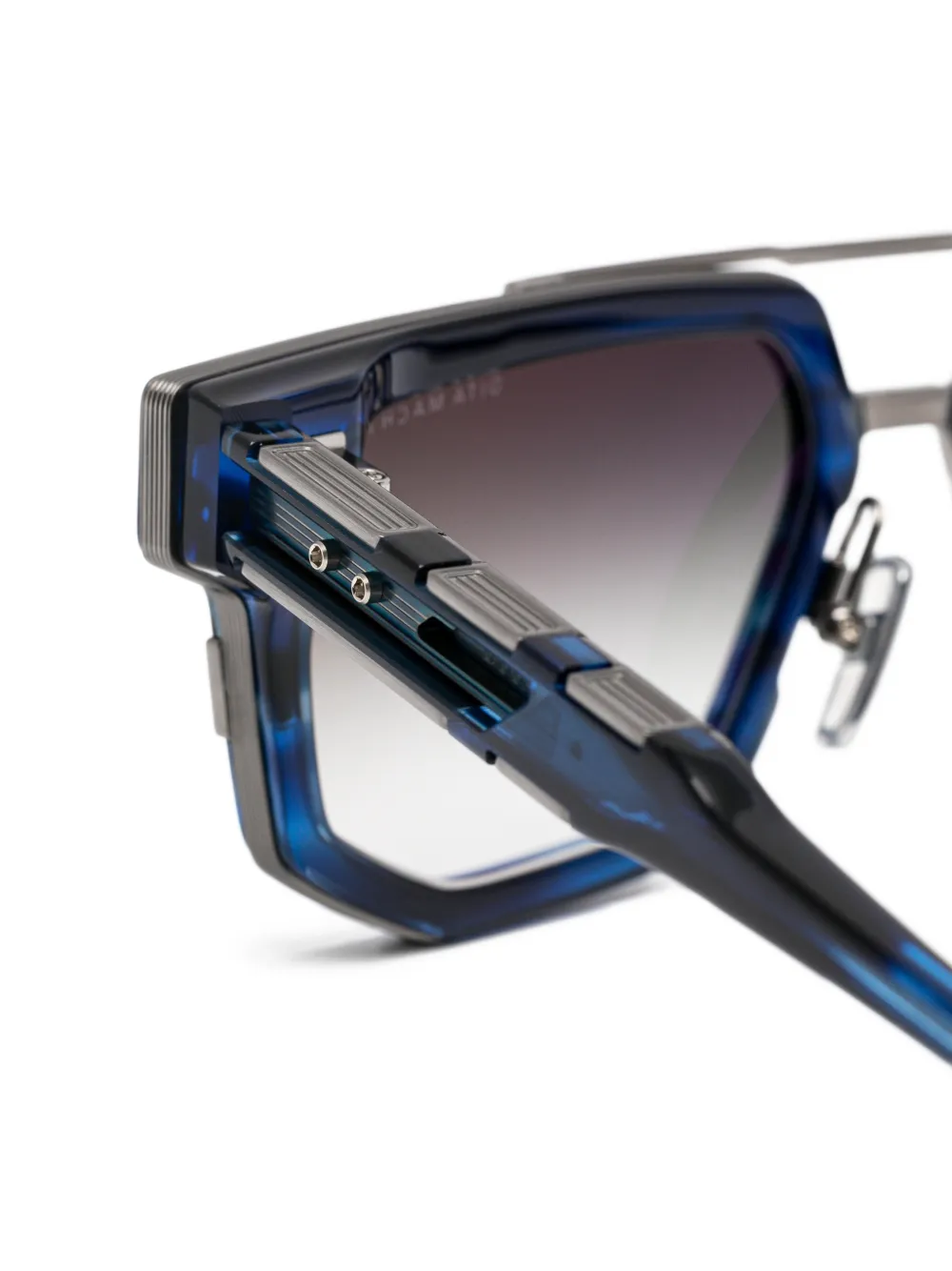 Dita Eyewear Mach Nine zonnebril met geometrisch montuur Blauw