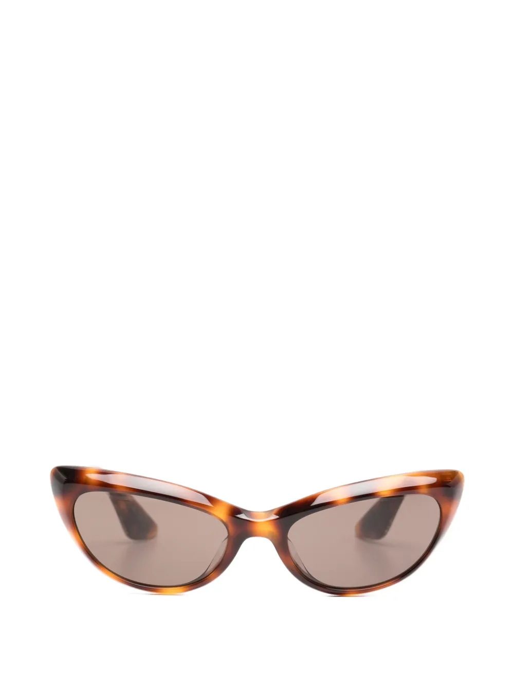 Oliver Peoples x Khaite Occhiali da sole cat-eye - Marrone