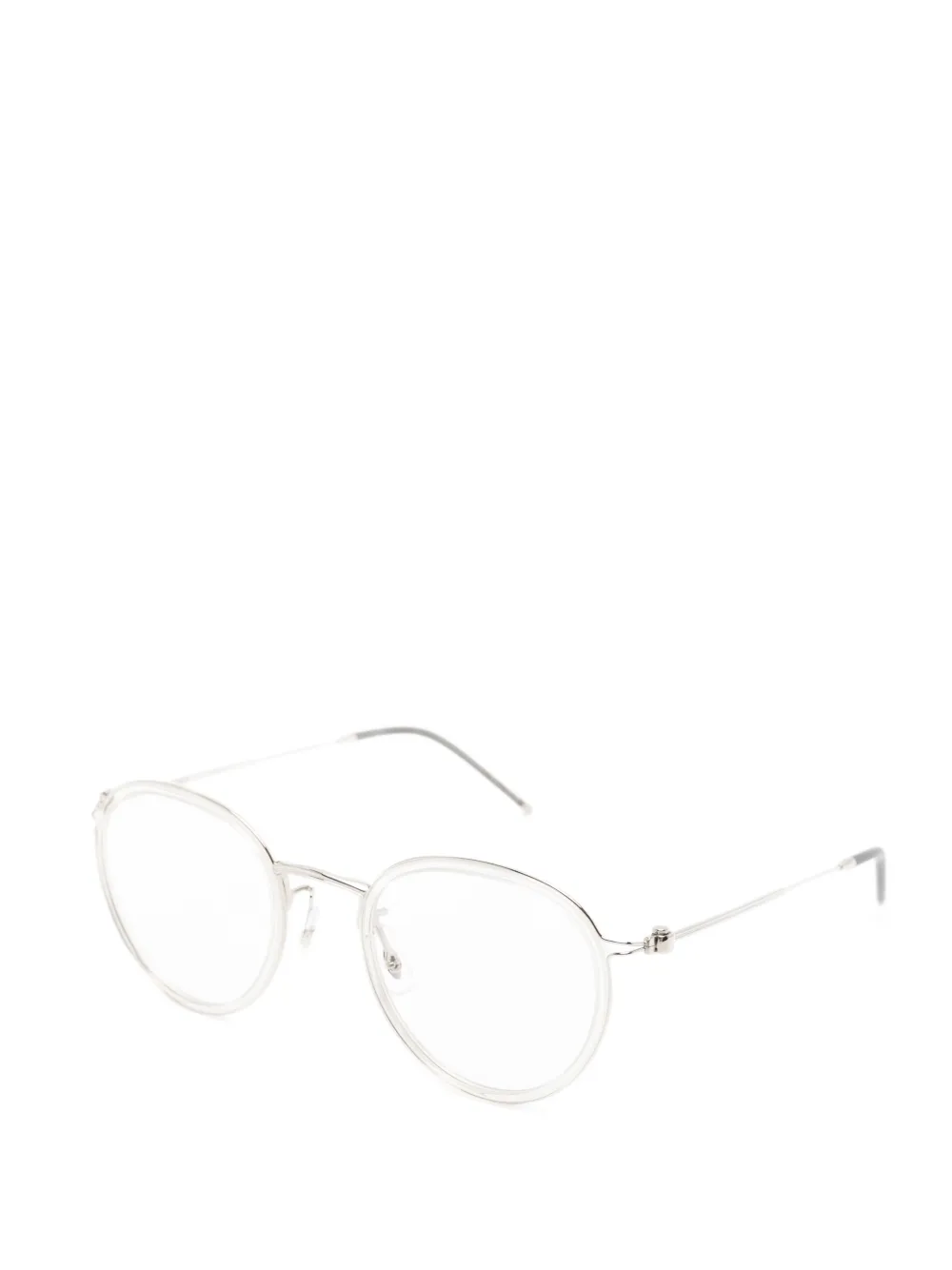 Oliver Peoples Bril met rond montuur Grijs