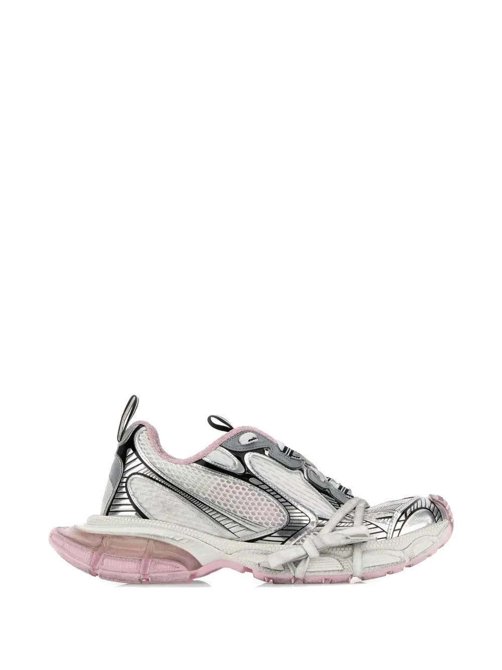 Balenciaga 3XL gel clearsole sneakers Zilver