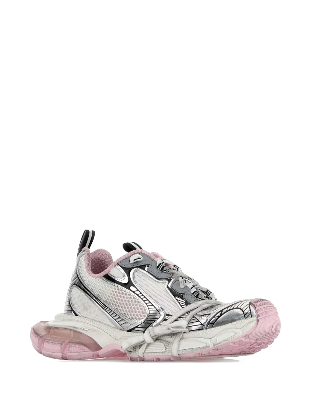 Balenciaga 3XL gel clearsole sneakers Zilver