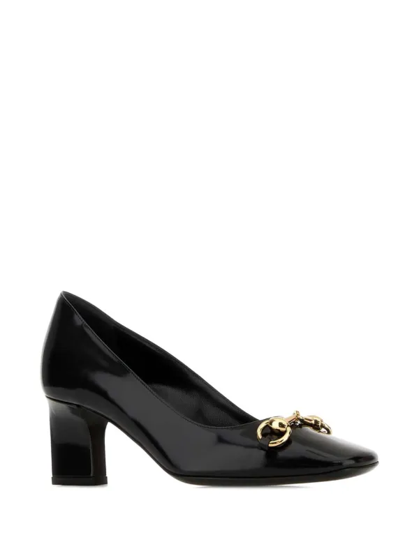Gucci 黒 ハイヒールパンプス GGロゴ Gucci Signora パンプス | ブラック | FARFETCH JP