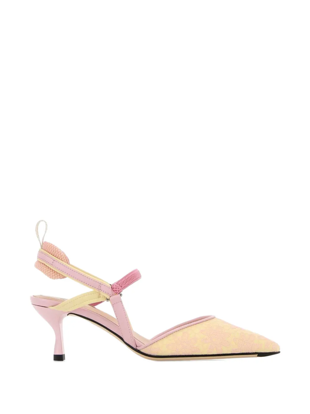 FENDI Colibrì Lite embroidered pumps - Giallo