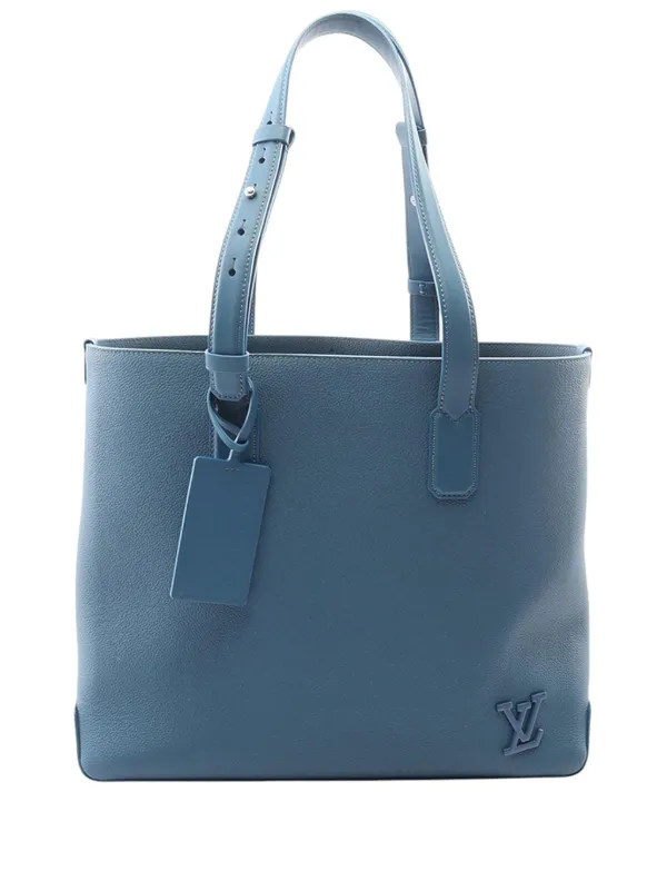 Louis Vuitton Pre-owned 2021-2026 Aerogram Fastline Tote Bag in Blue