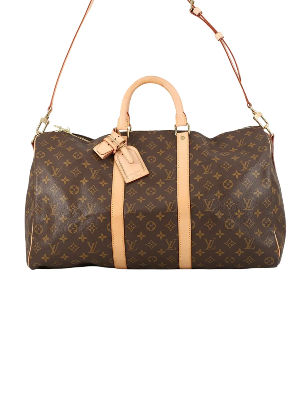 Louis Vuitton Pre-Owned Borsa da viaggio Keepall Bandouliere 50 con monogramma 1999 - Marrone
