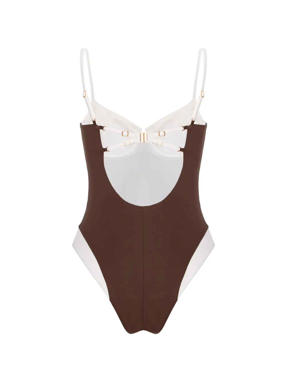 Noire Swimwear Celine badpak Bruin