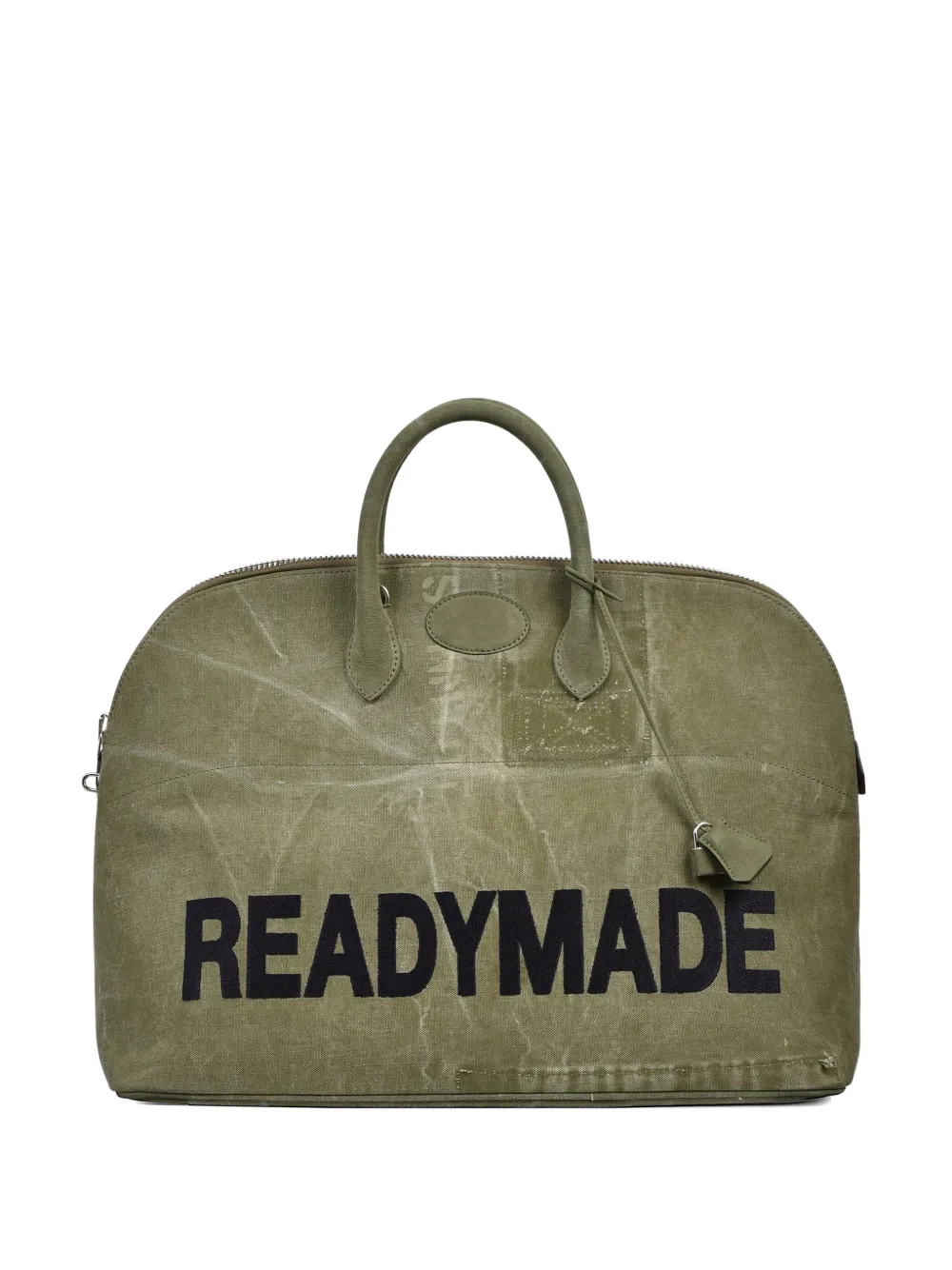 Readymade large Daily logo-print tote bag - Verde