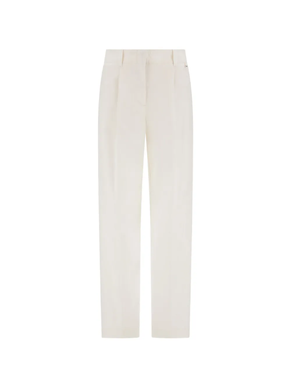 Herno darted pressed-crease trousers - Toni neutri
