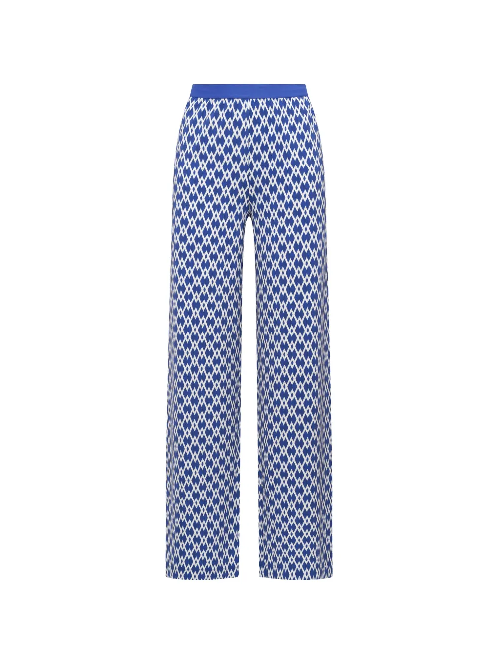 MALIPARMI Diamond Glow geometric-print trousers
