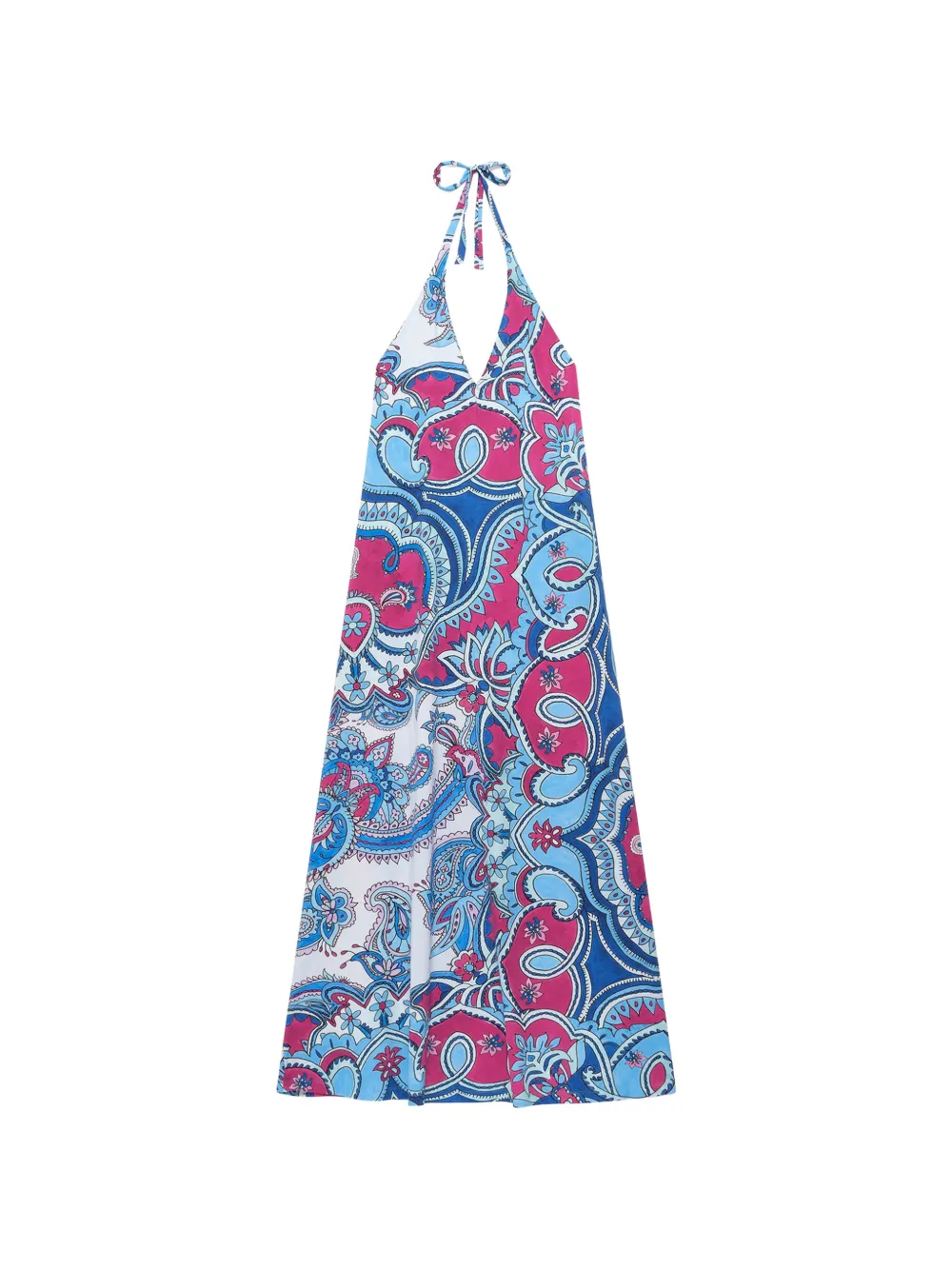 MALIPARMI Hippie Lotus paisley-print maxi dress - Rosa