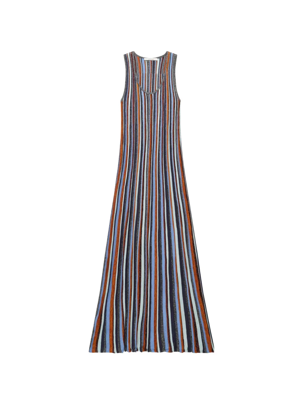 MALIPARMI Flexage striped maxi dress - Blu