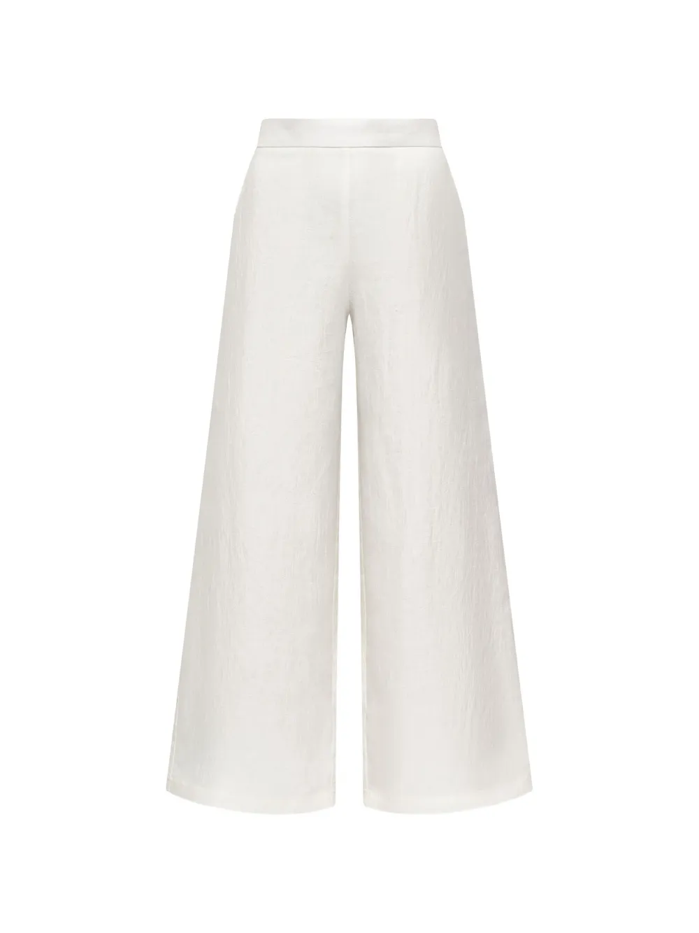 MALIPARMI floral-jacquard trousers - Bianco