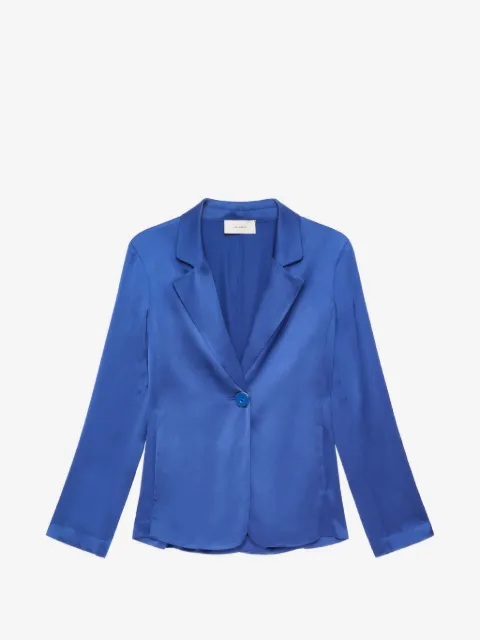 MALIPARMI blazer de satèn con botones