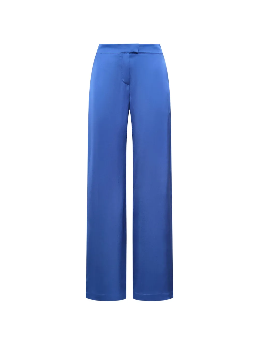 MALIPARMI satin straight-leg trousers - Blu
