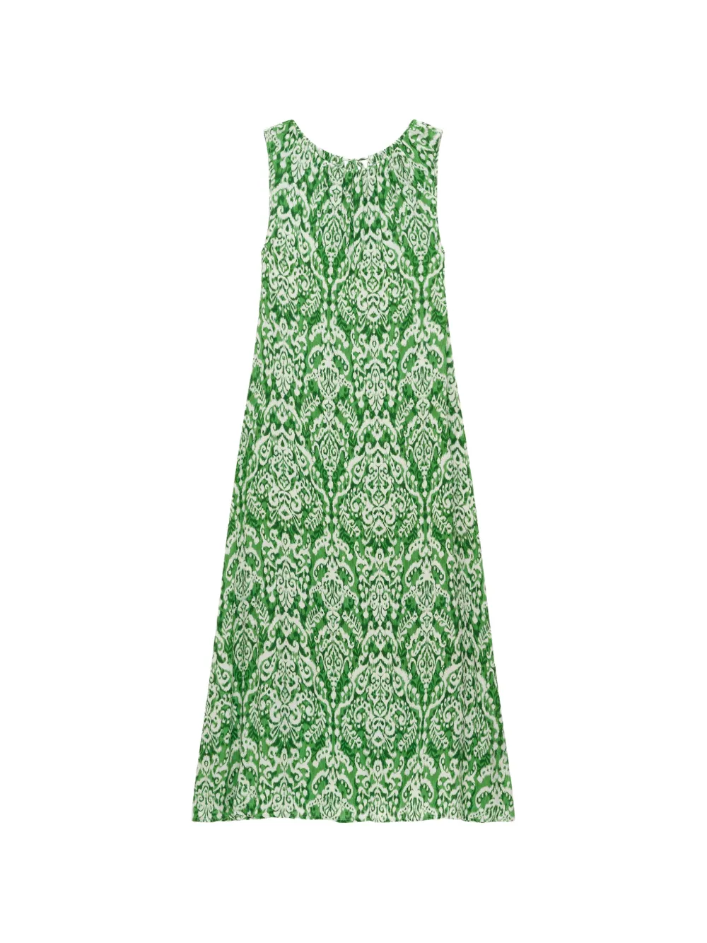 MALIPARMI Dreamscape Ikat-print dress - Verde