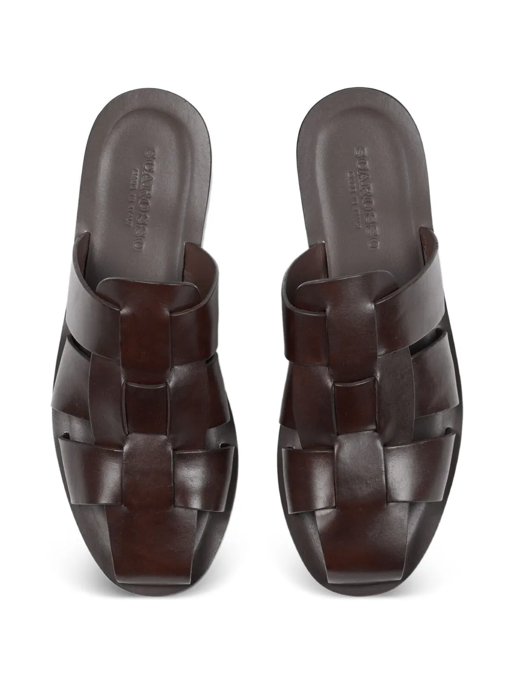 Scarosso Perseo cage-style sandals Bruin