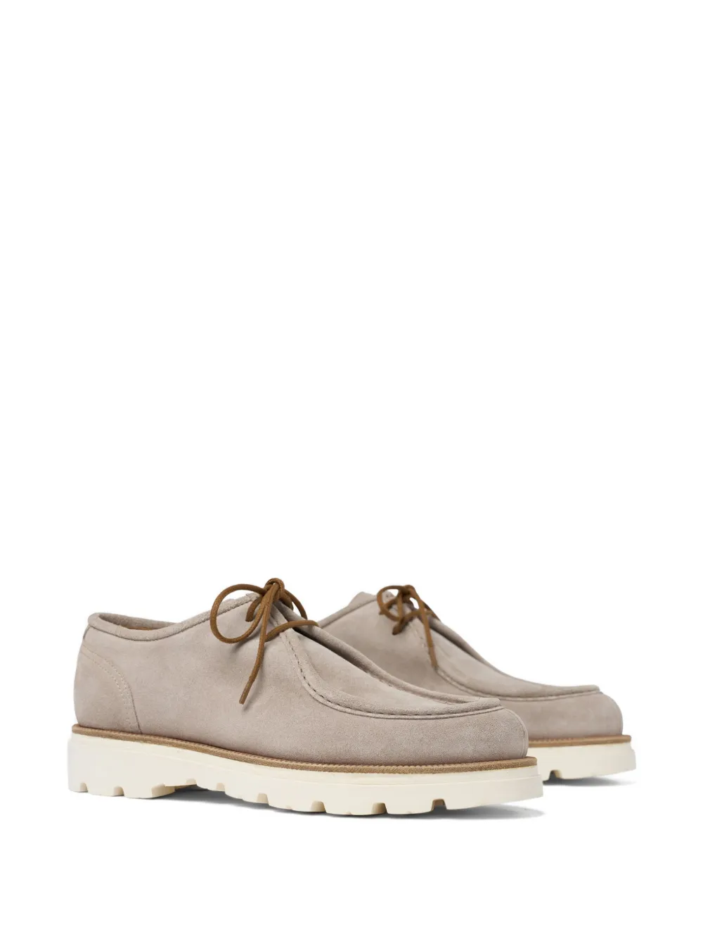 Scarosso Damiano lug-sole derby shoes Beige