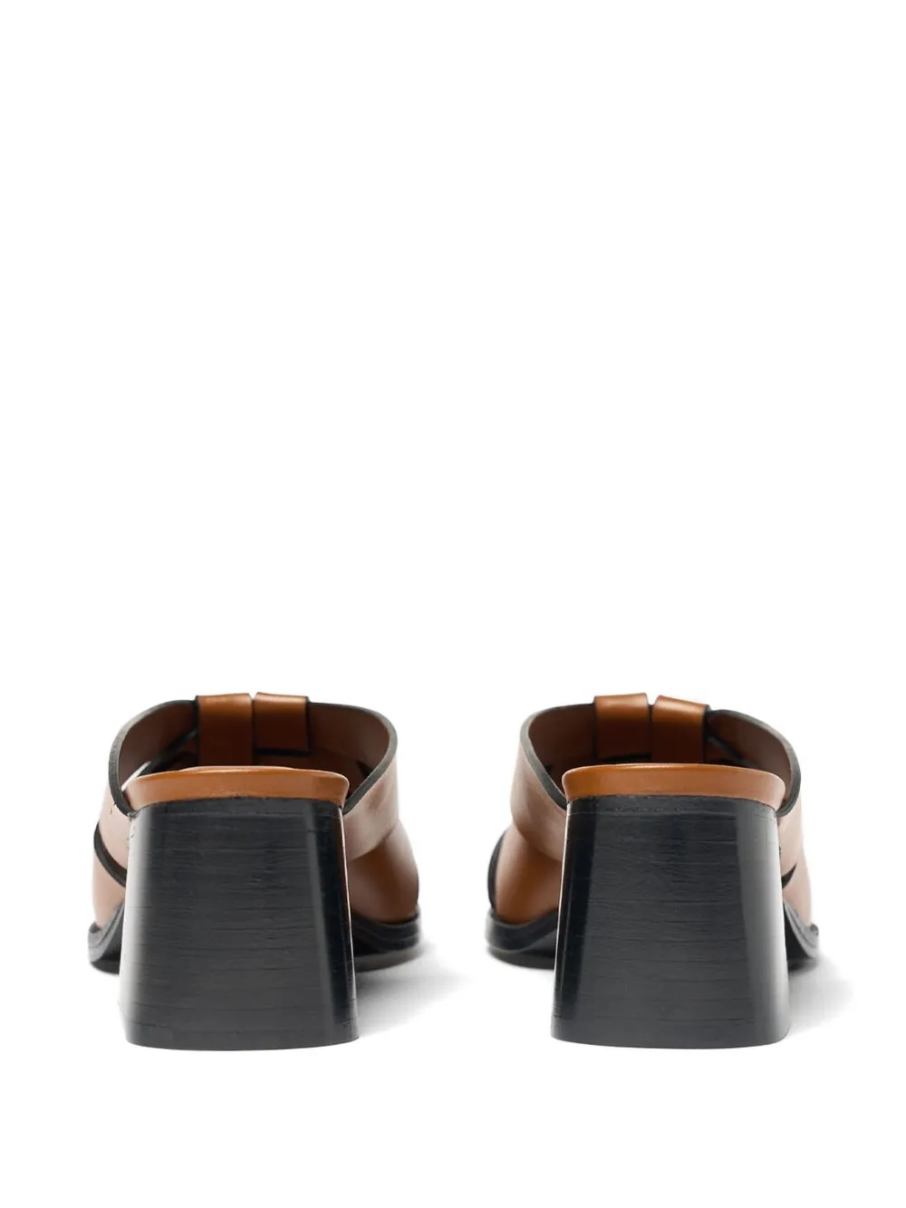 Scarosso Aida woven leather sandals Beige