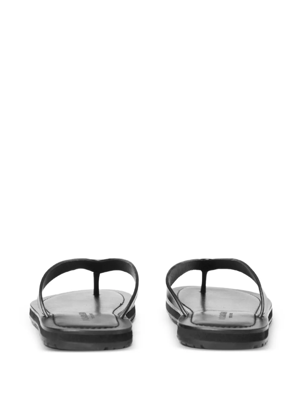 Scarosso Ascanio leather sandals Zwart