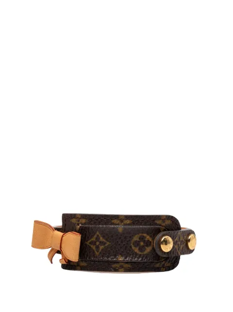 Louis Vuitton Pre-Owned 2003 Monogram Address Wish Wrap Bracelet costume bracelet