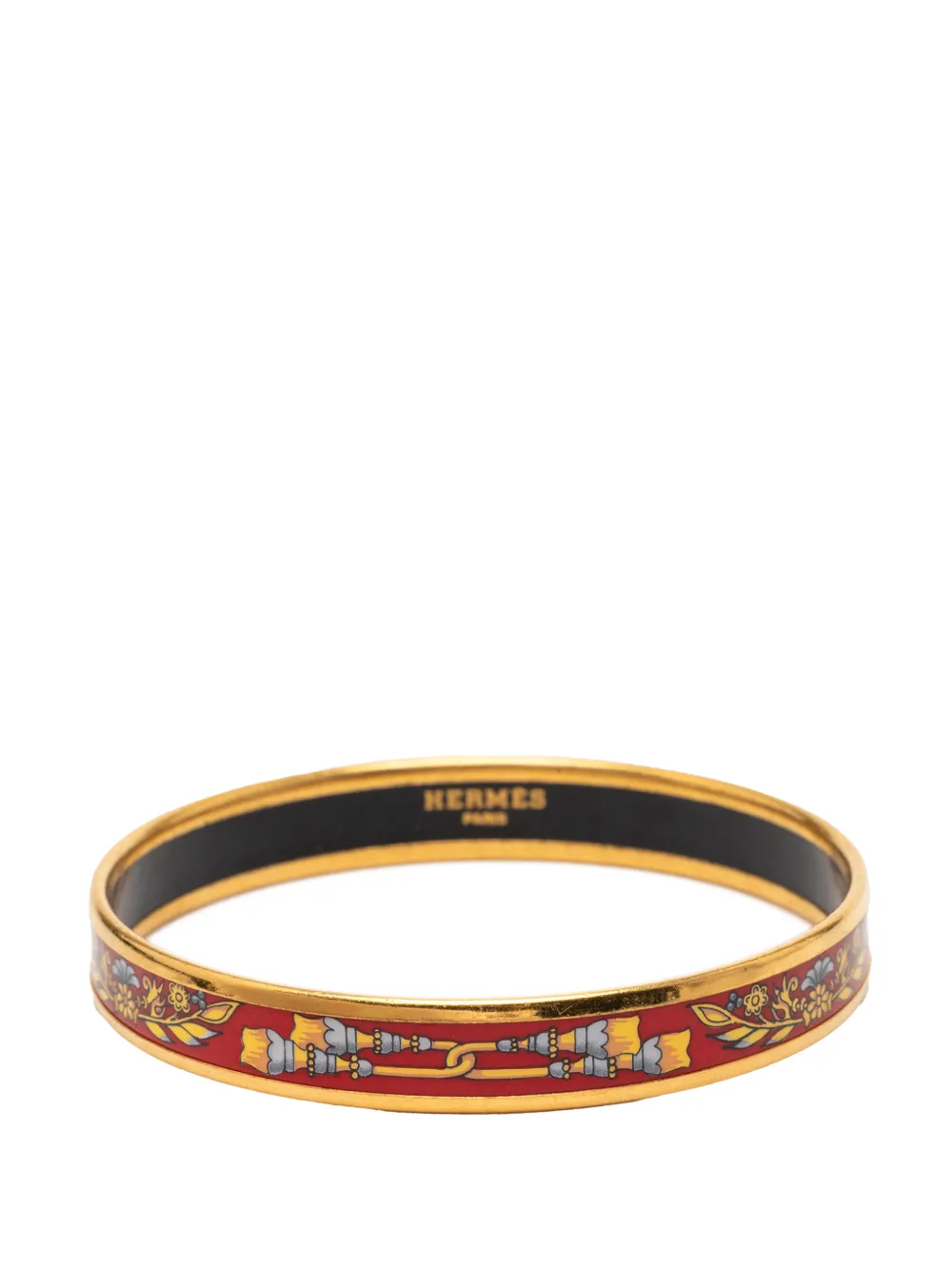 Hermès Pre-Owned Bracciale rigido Narrow Tassels XX secolo - Oro