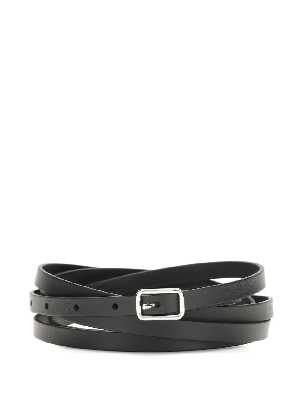 Givenchy double-buckle leather belt - Black