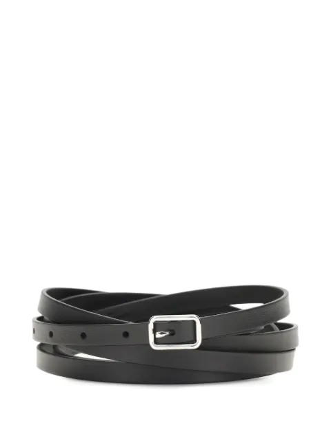 Givenchy double-buckle leather belt