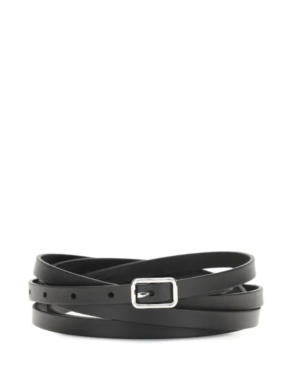 Givenchy バックル レザーベルト | ブラック | FARFETCH JP