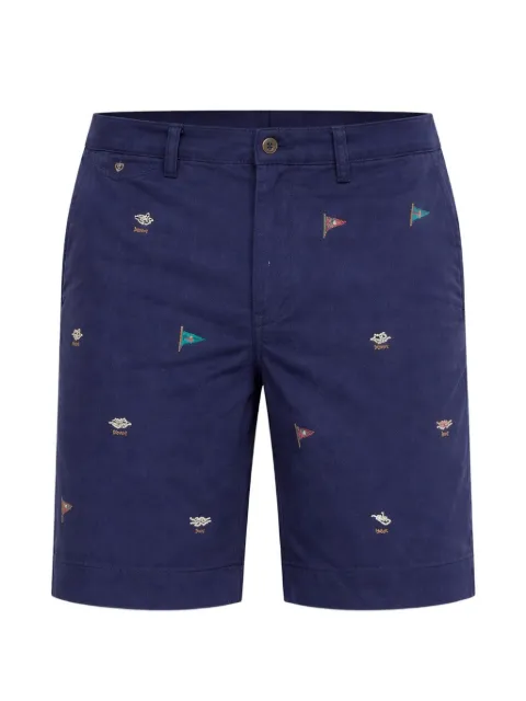 Polo Ralph Lauren embroidered cotton shorts