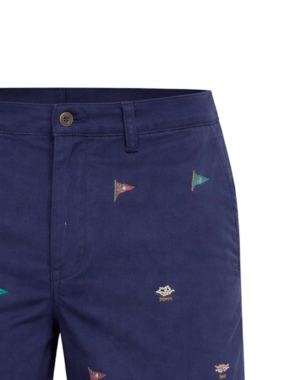 Polo Ralph Lauren Katoenen shorts met borduurwerk Blauw