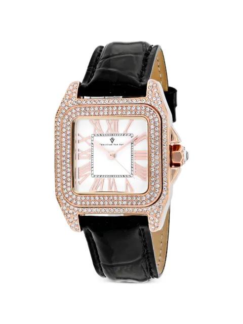 CHRISTIAN VAN SANT Radieuse crystal-embellished 32mm watch