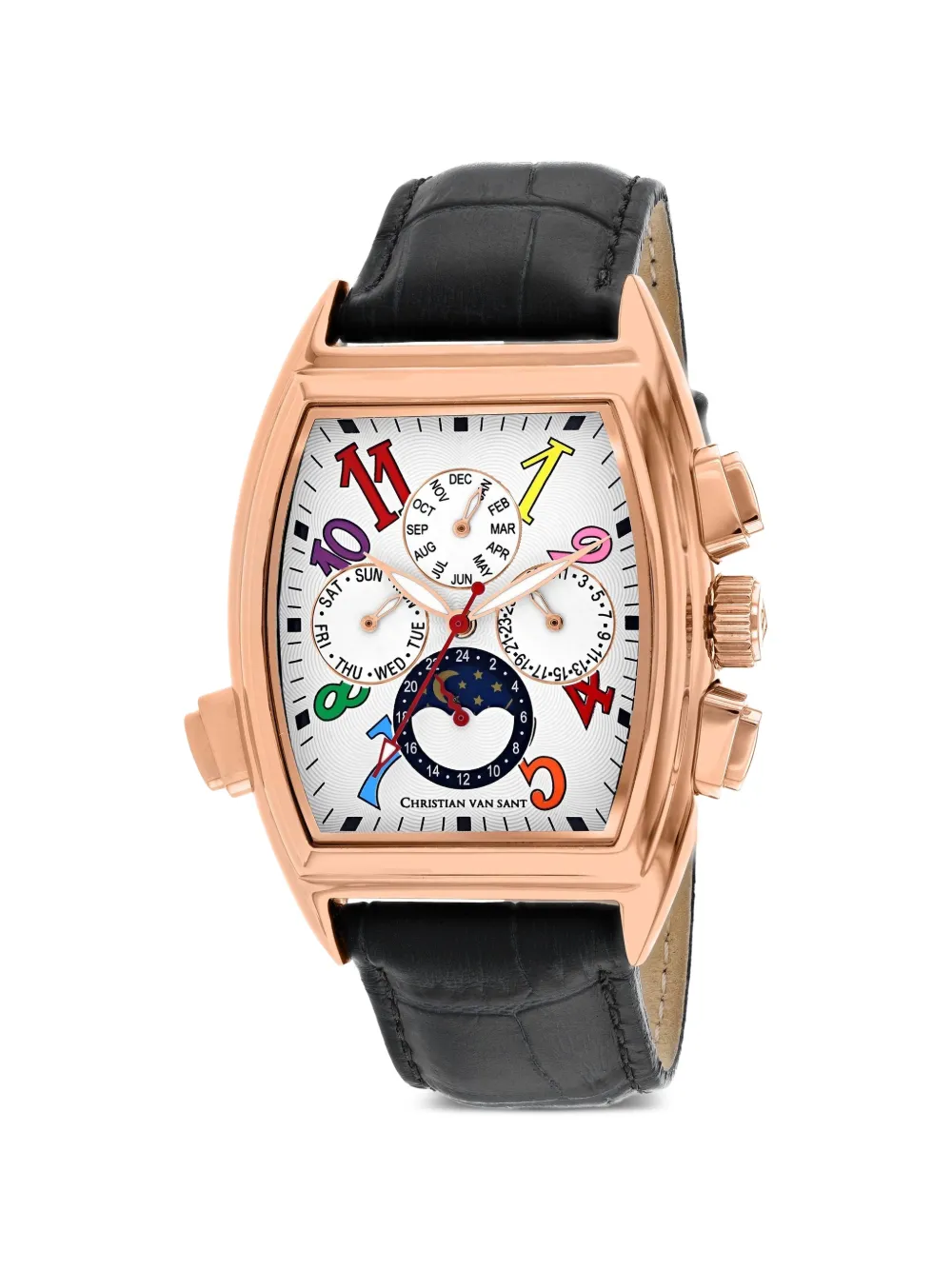 CHRISTIAN VAN SANT stainless steel Grandeur 45mm watch - Bianco