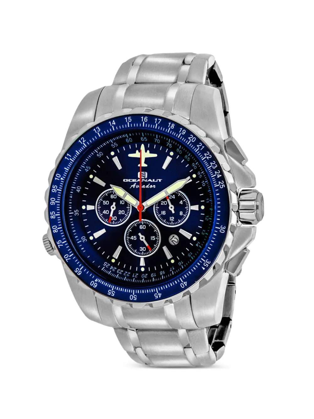 OCEANAUT Aviador Pilot 45mm watch - Blu