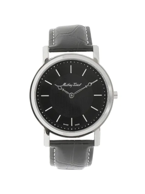 Mathey Tissot reloj City de 42mm en acero inoxidable