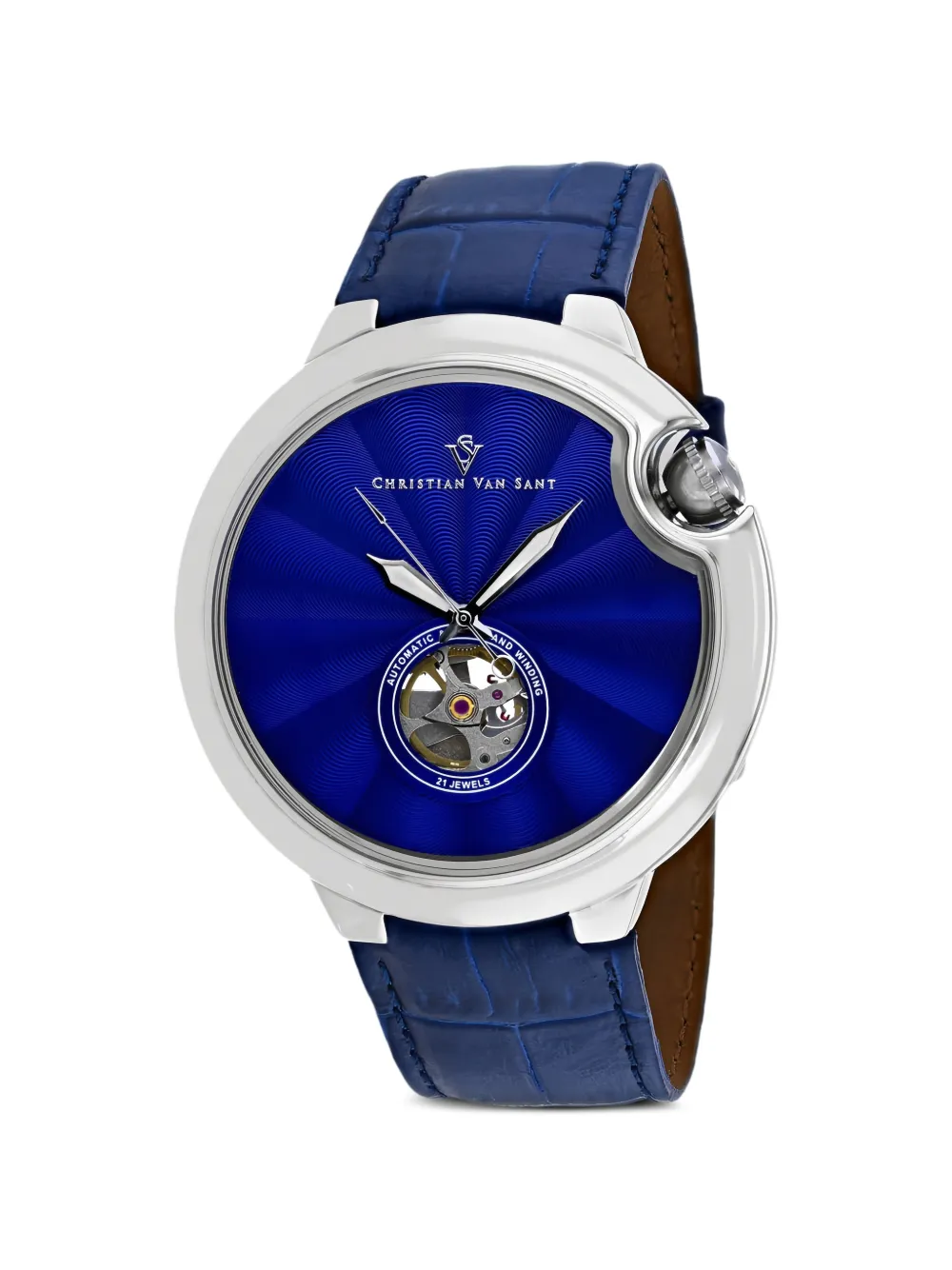 CHRISTIAN VAN SANT Cyclone 46mm automatic watch - Blu