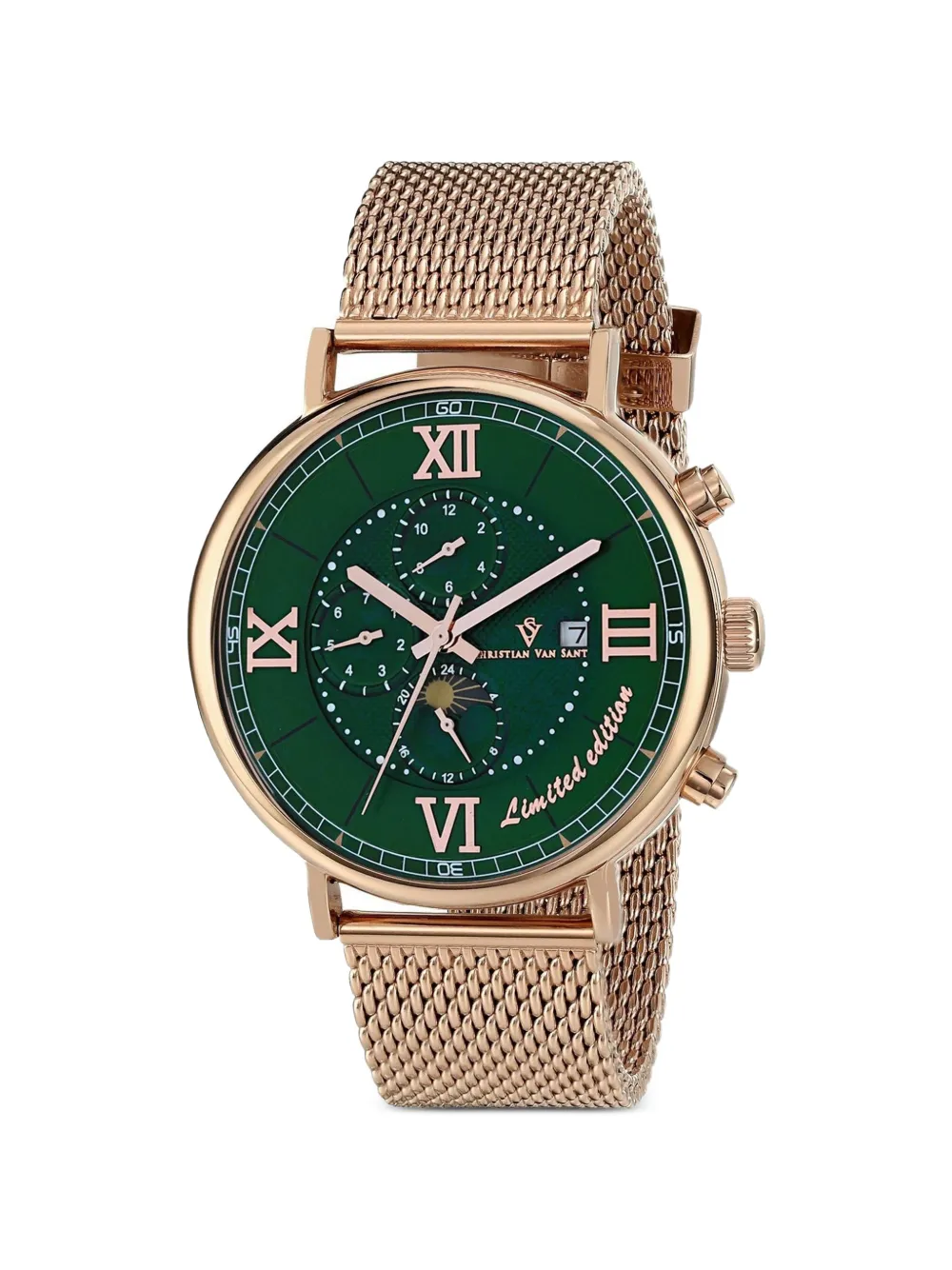 CHRISTIAN VAN SANT Somptueuse LTD 46mm watch - Verde