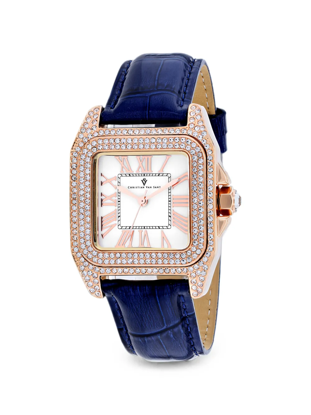 CHRISTIAN VAN SANT Radieuse crystal 29mm watch - Weiß