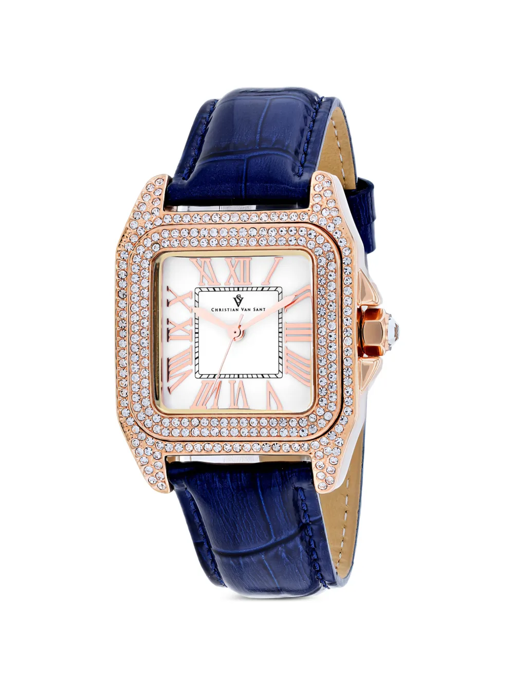 CHRISTIAN VAN SANT Radieuse crystal 29mm watch - Weiß