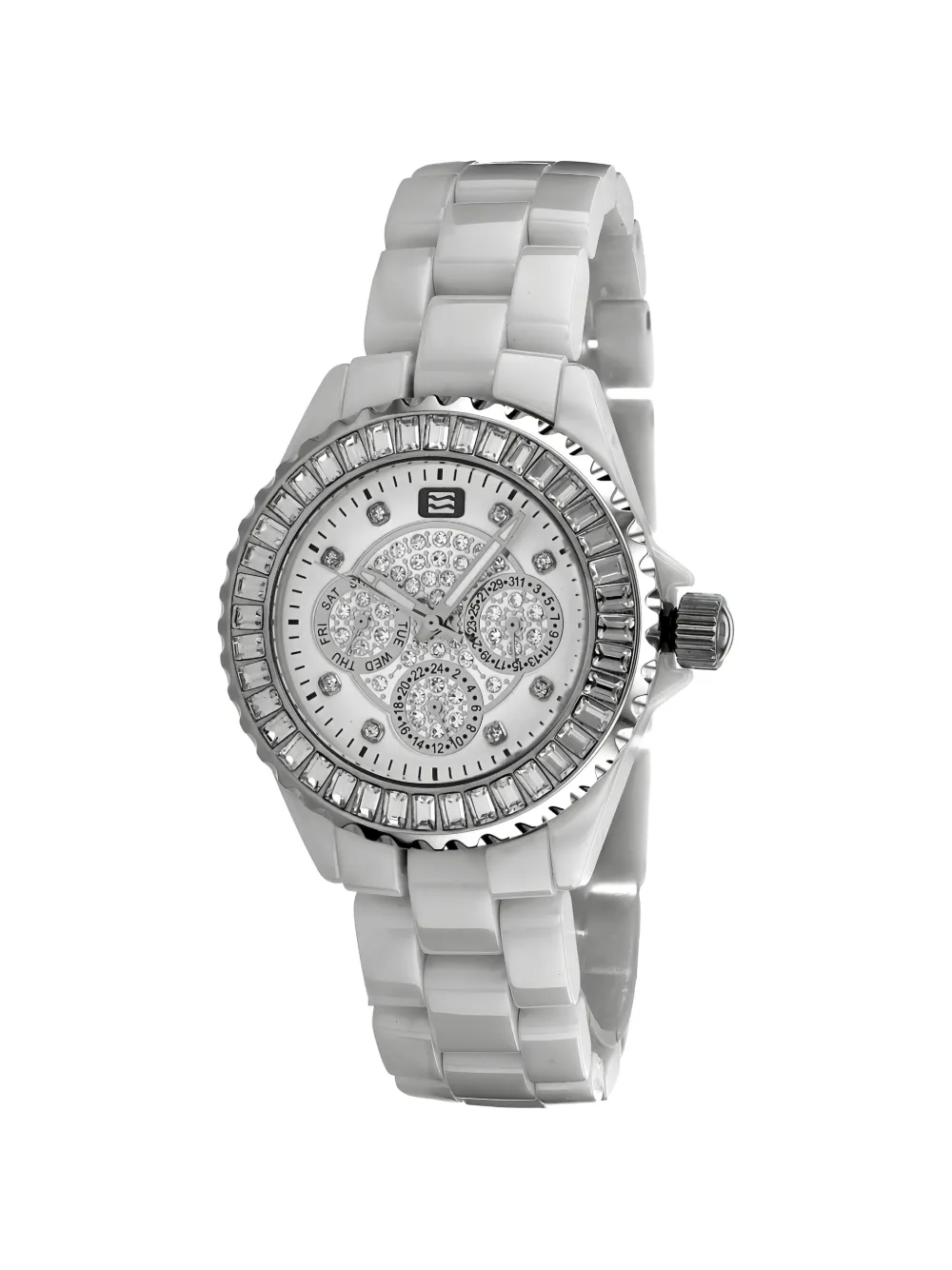 OCEANAUT emabished 39mm watch - Bianco