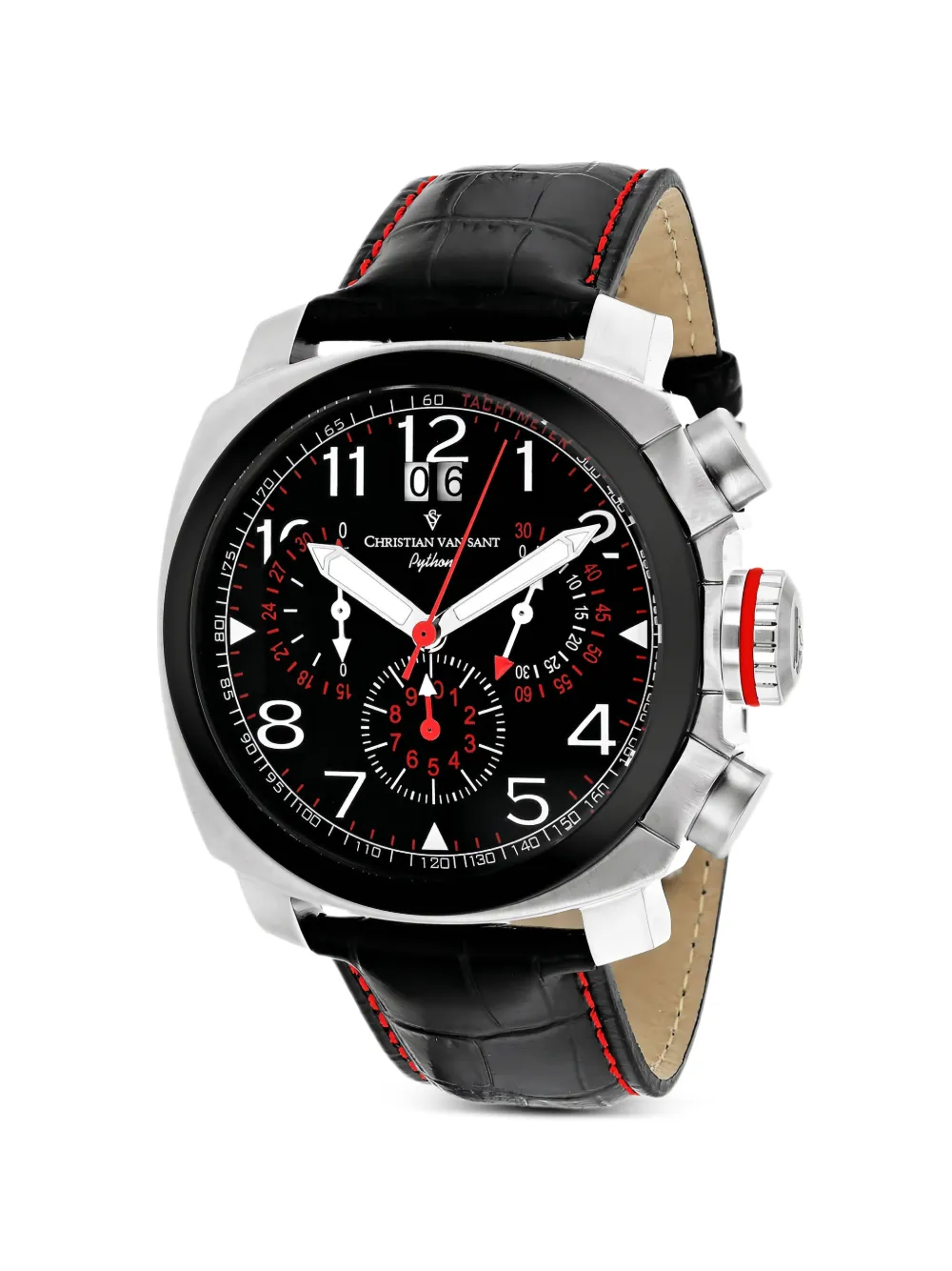 CHRISTIAN VAN SANT Grand Python 48mm watch - Nero